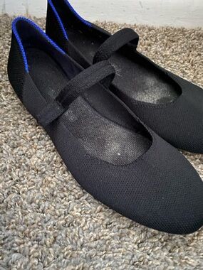 Rothy’s Flats Mary Jane Black Size 7.5